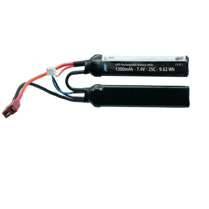 STRIKE Li-Pol batéria 7,4V 1300mAh, 25C, T-Dean - Nunchuk