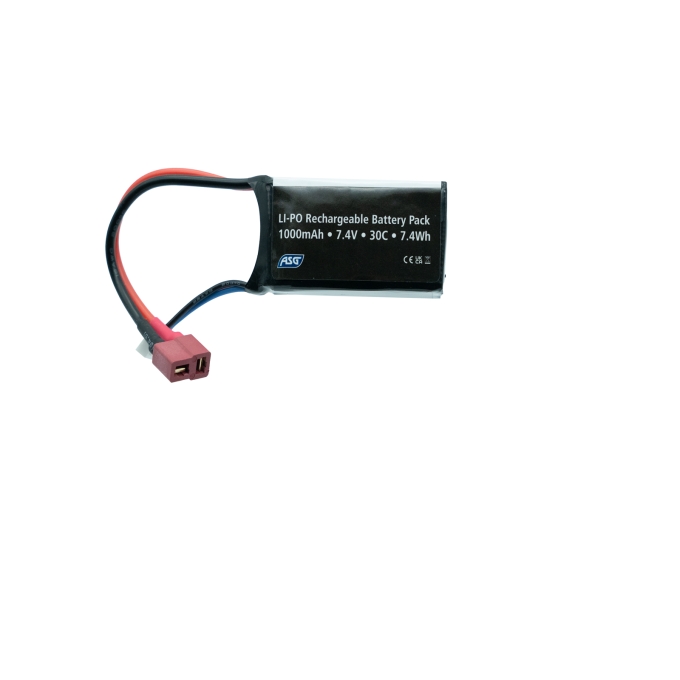 STRIKE Li-Pol baterie 7,4V 1000mAh, 30C, T-Dean - PEQ