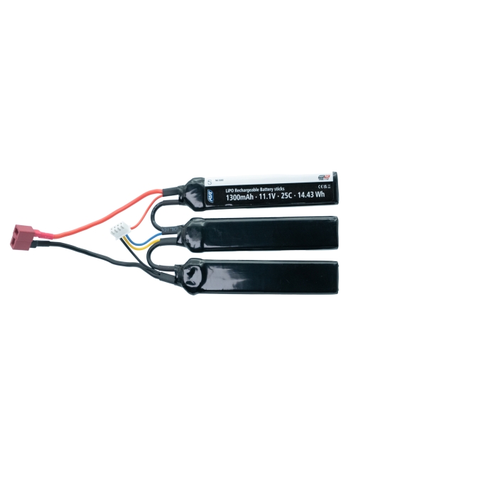 STRIKE Li-Pol baterie 11,1V 1300mAh, 20C, T-Dean - Crane