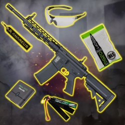 STARTER PACK Set SA M4A1 RIS (SA-C03 CORE™ HAL ETU™) - Black / Tan