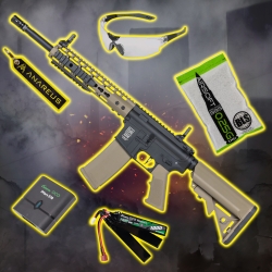 STARTER PACK set SA M4 Keymod Gen2 (SA-C09 CORE™ HAL ETU™) - Half-Tan