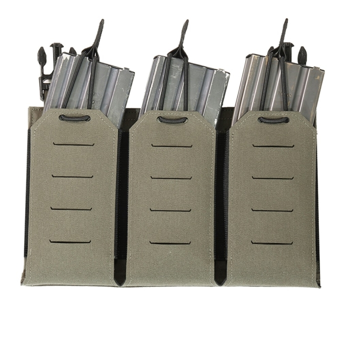 WAS LPC Laser-Cut FLAP PANEL for 3 M4 / AR15 (5.56) Magazines – Ranger Green
