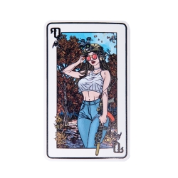 ANAREUS Lethal Beauties Patch (QUEEN) – White