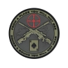 3D gumová nášivka SNIPER ACE Patch – Zelená
