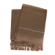 Traditional Cotton Throw PATOO – Brown