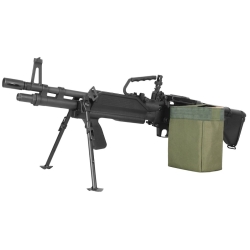 LCT guľomet M60 E4 6061, hliníkové telo - Šedá