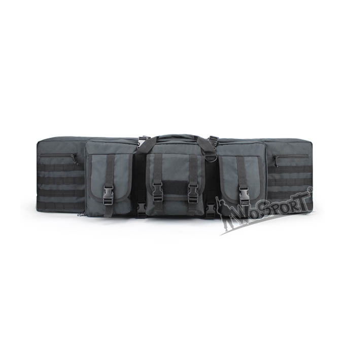 WST Double Rifle Transport Case 107 × 28 × 10 cm – Black