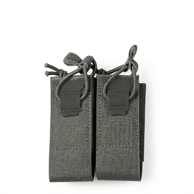 WST DPMP MOLLE Double Pistol Magazine Pouch – Grey