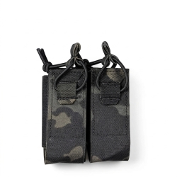 WST DPMP MOLLE Double Pistol Magazine Pouch – MC Black