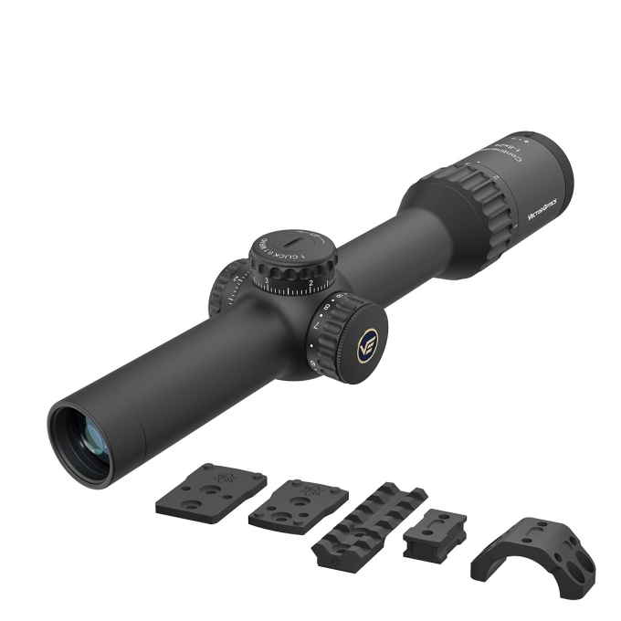 VO CONTINENTAL X8 1-8×24 ED TACTICAL SFP LPVO Riflescope with X-ACCU Mount