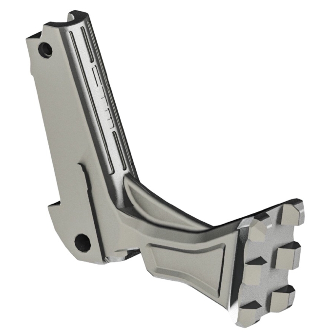 CTM CNC Hi-Capa UnderMount RIS Rail Stock Adapter – Silver