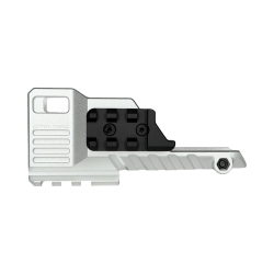 CTM AAP-01 M4XIMUS Kit CNC Extended Rail Blast Shield – Silver