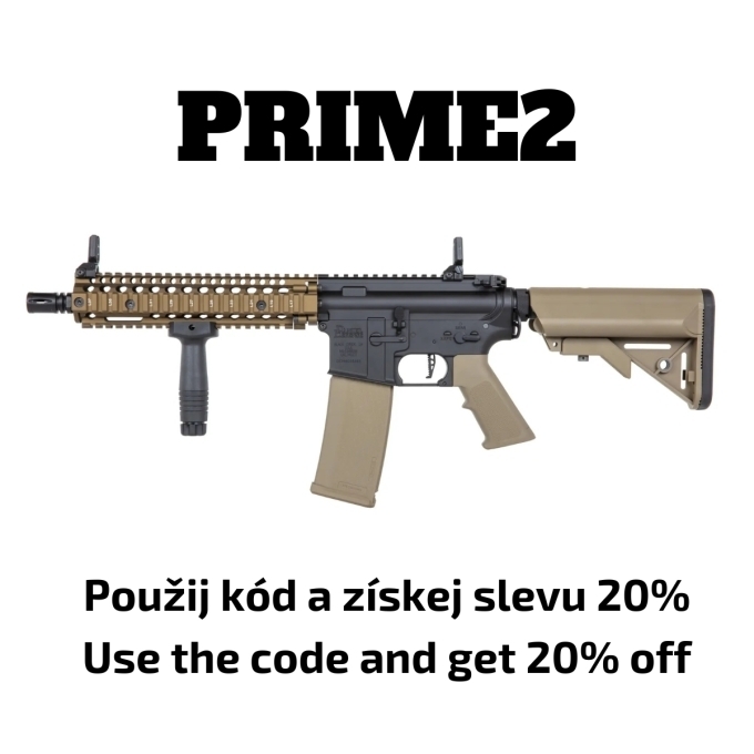 SA Daniel Defence® MK18 (SA-P19 Prime™ Aster II ETU) s bezuhlíkovým motorem - Chaos Bronze