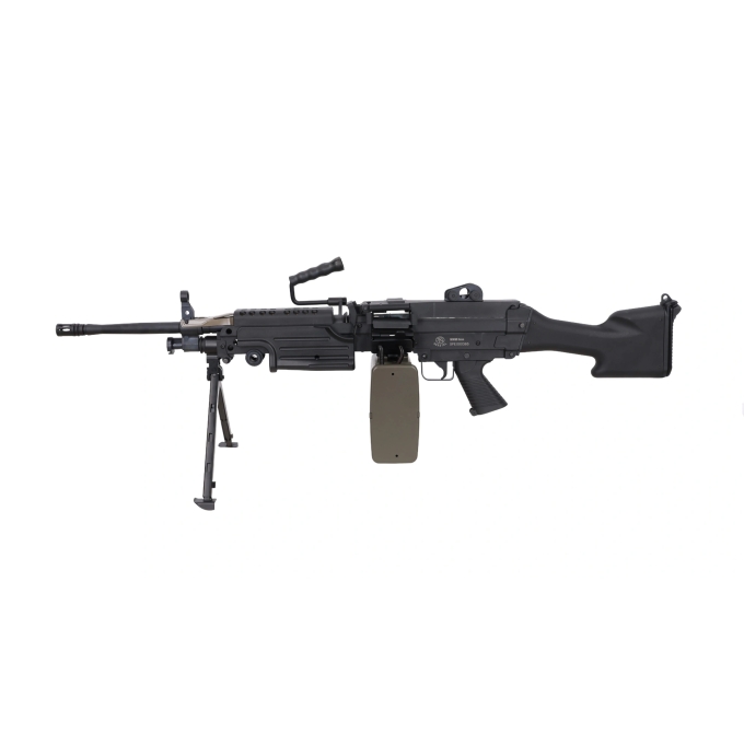 Specna Arms airsoftový guľomet FN Herstal M249 MK2 SAW CORE™ – Čierna