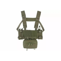 WoSporT taktický Micro Chest Rig MK4 – Ranger Green | ANAREUS