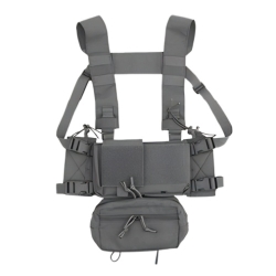 WoSporT Tactical Micro Chest Rig MK4 – Wolf Grey | ANAREUS