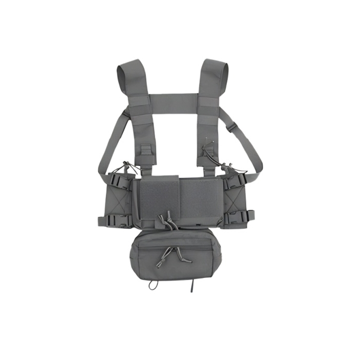 WoSporT taktický Micro Chest Rig MK4 – Sivá (Wolf Grey) | ANAREUS