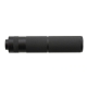 EPeS tlumič 32 × 150 mm s výplní, rádlování – Černá | ANAREUS