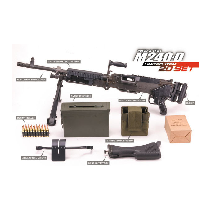 M240-D ocelová verze, limitovaná edice
