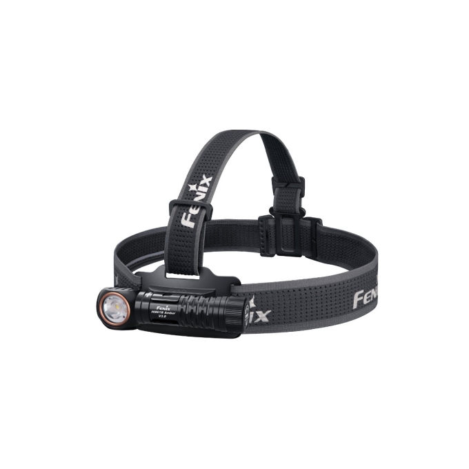 FENIX HM61R Amber V3.0 Rechargeable Headlamp – Black | ANAREUS