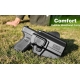 Gun & Flower Universal OWB UNI PRO Holster, Right-Handed – Black