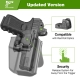 Gun & Flower Universal OWB UNI PRO Holster, Right-Handed – Black