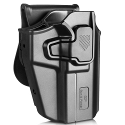 Gun & Flower Universal OWB UNI PRO Holster, Right-Handed – Black
