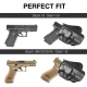 GUN FLOWER puzdro Glock 19 / 23, pre pravákov – Čierna | ANAREUS