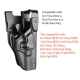 GUN FLOWER Glock 17 / 19 Level III Duty Holster, Right-Handed