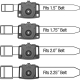 GUN FLOWER Quick Release Belt Attachment – Black | ANAREUS