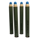 Stingray airsoftové rakety AT4 TAGinn Paladin (4 ks) – Modrá hlavica