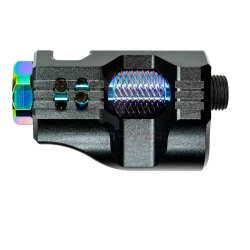 CTM CNC hliníkový kompenzátor Hi-Capa – Čierna / Electroplated Rainbow