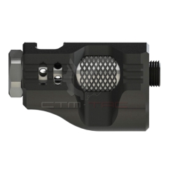 CTM TAC Hi-Capa CNC Aluminum Compensator – Black / Silver | ANAREUS
