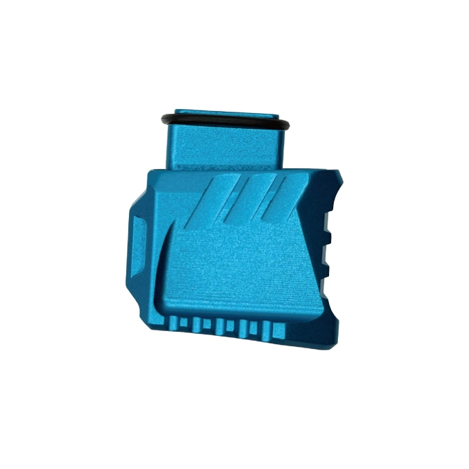 CTM TAC CNC rozšiřující patka zásobníku APEX pro TM Hi-Capa – Modrá