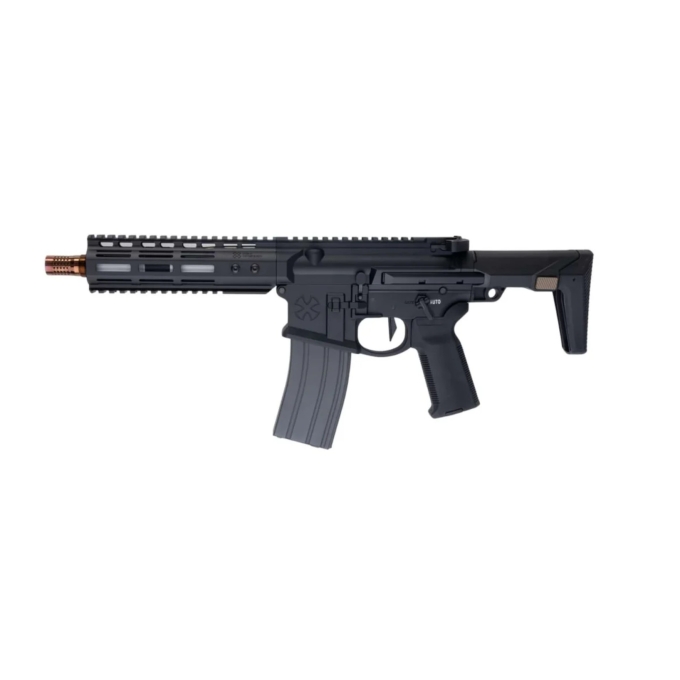 Double Eagle airsoft puška Noveske NHR-7 Ghetto Blaster MWS GBBR (BK)