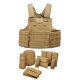 WoSporT CIRAS MAR Tactical Vest with Pouches – Tan | ANAREUS