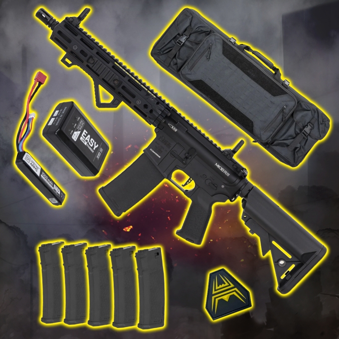 ANAREUS PROFI PRIME™ PACK Daniel Defence® MK18 RIII M-LOK 10.5" (SA-P27 BLDC™) – Černá