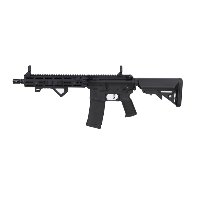 SA Daniel Defence® MK18 RIII M-LOK 10.5" (SA-P27 RIS III Prime™ Aster II ETU) s bezuhlíkovým motorom - Čierna