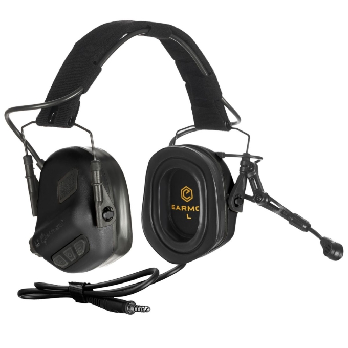 EARMOR M32 PLUS Electronic Tactical Headset – Black | ANAREUS