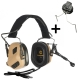 EARMOR headset M32 PLUS SET s montážou na helmu – Piesková | ANAREUS