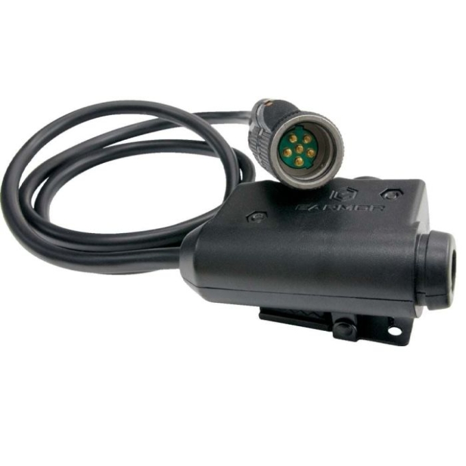 EARMOR M52 Military Version PTT spínač – NATO 6-pin | ANAREUS
