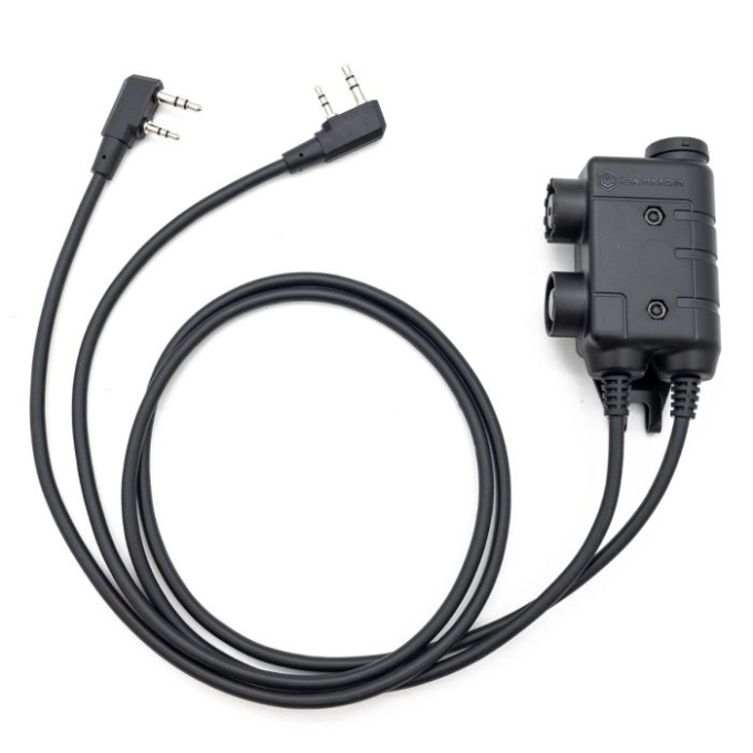 EARMOR M56 DUALCOMM PTT spínač – Kenwood 2-pin | ANAREUS