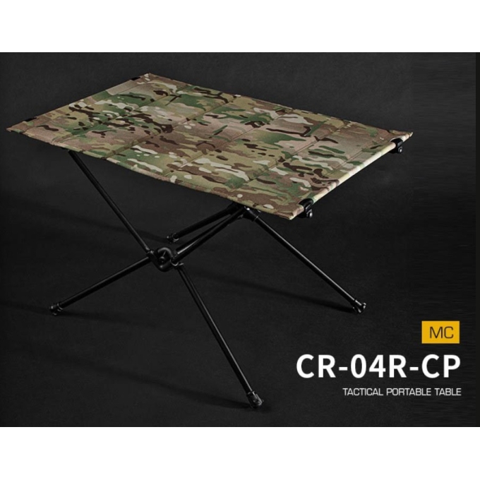 WoSporT prenosný skladací stôl (60 × 39 × 40 cm) – Multicam | ANAREUS