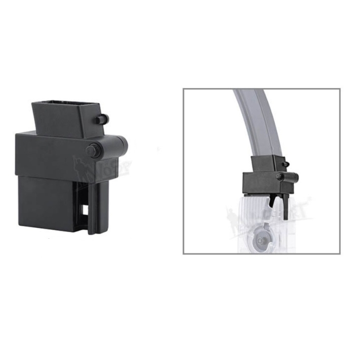 WoSporT adaptér LEVER / M12 ODIN pre zásobníky MP5 | ANAREUS
