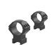 VO 34mm X-ACCU Mounting Scope Rings (6 Screws), Medium - Black