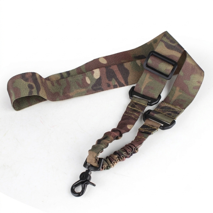 WoSporT Tactical 1-Point Sling with Carabiner – Multicam | ANAREUS
