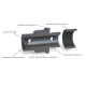 AirsoftPro Silencer Adapter CYMA CM.700 / CM.701 / CM.702 | ANAREUS
