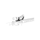 Vector Optics 25.4mm jednodílná RIS montáž Cantilever 1.97" | ANAREUS
