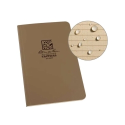 RITE vodeodolný zápisník FIELD FLEX (117x184 mm) – Piesková | ANAREUS