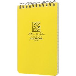 RITE voděodolný zápisník POCKET NOTEBOOK (4/6") – Žlutá | ANAREUS